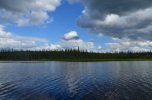 Smith Lake. A thermokarst lake near Fairbanks, AK.